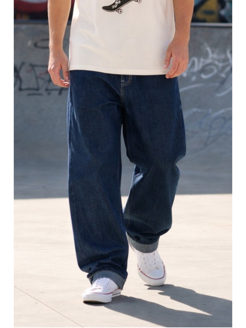 Iceberg Baggy Dark Jeans Waist 36 38